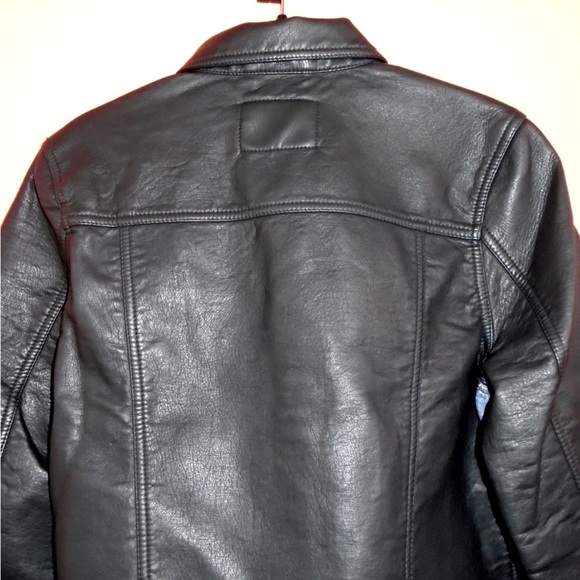 BLANK NYC FAUX LEATHER DENIM MOTO JACKET - Picture 5 of 8